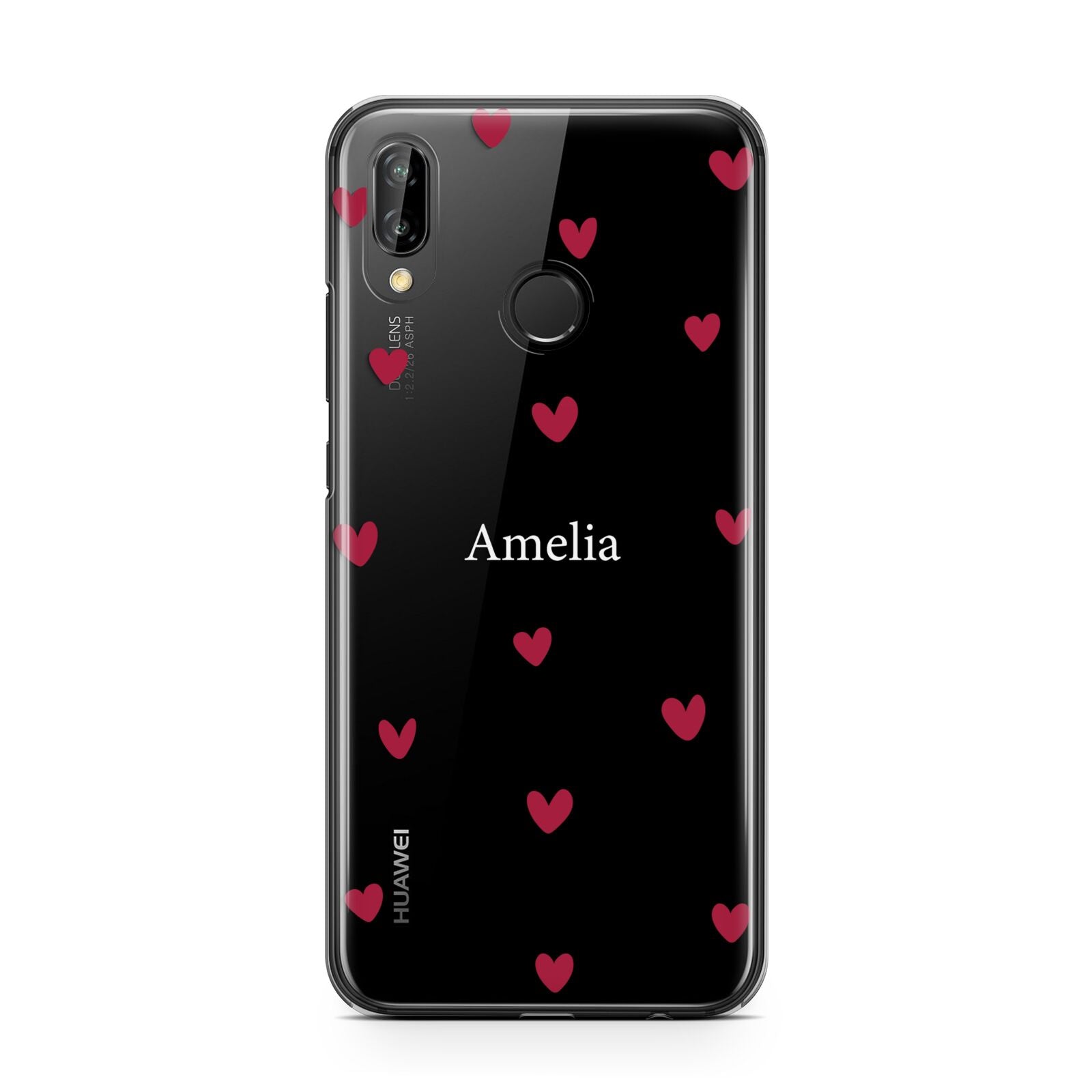 Custom Hearts Name Huawei P20 Lite Phone Case