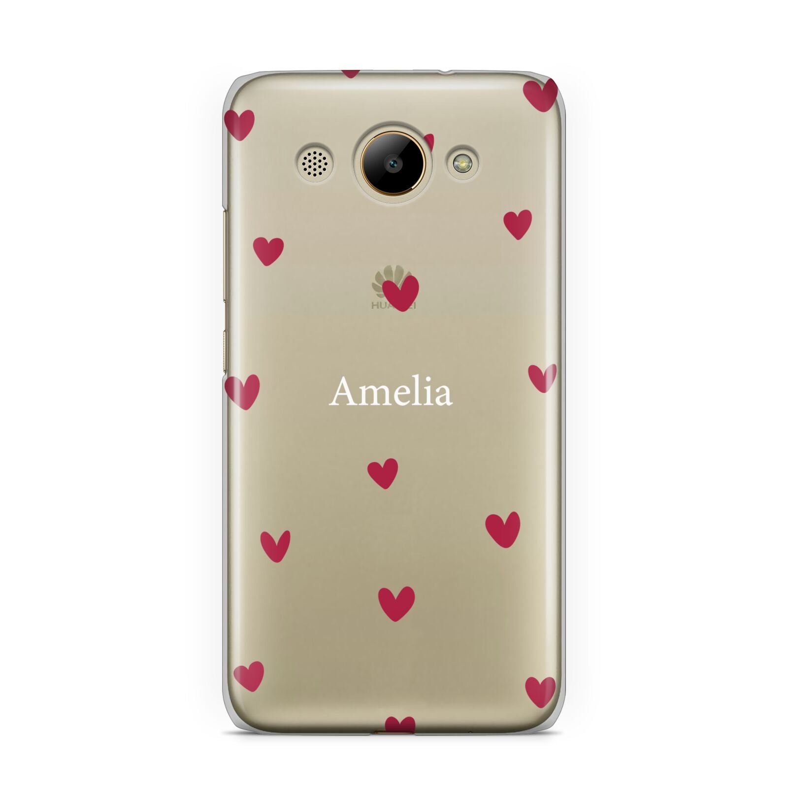 Custom Hearts Name Huawei Y3 2017