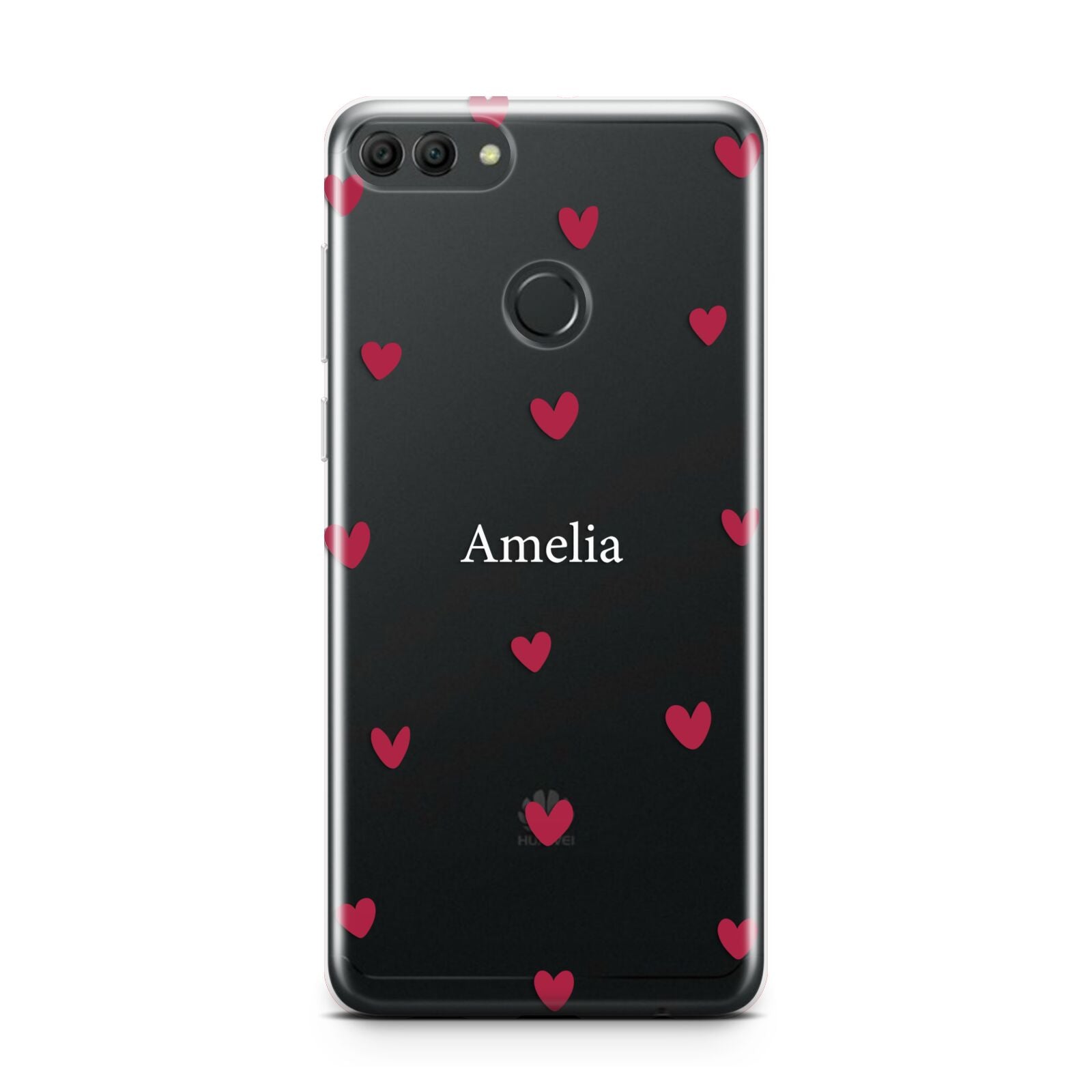 Custom Hearts Name Huawei Y9 2018