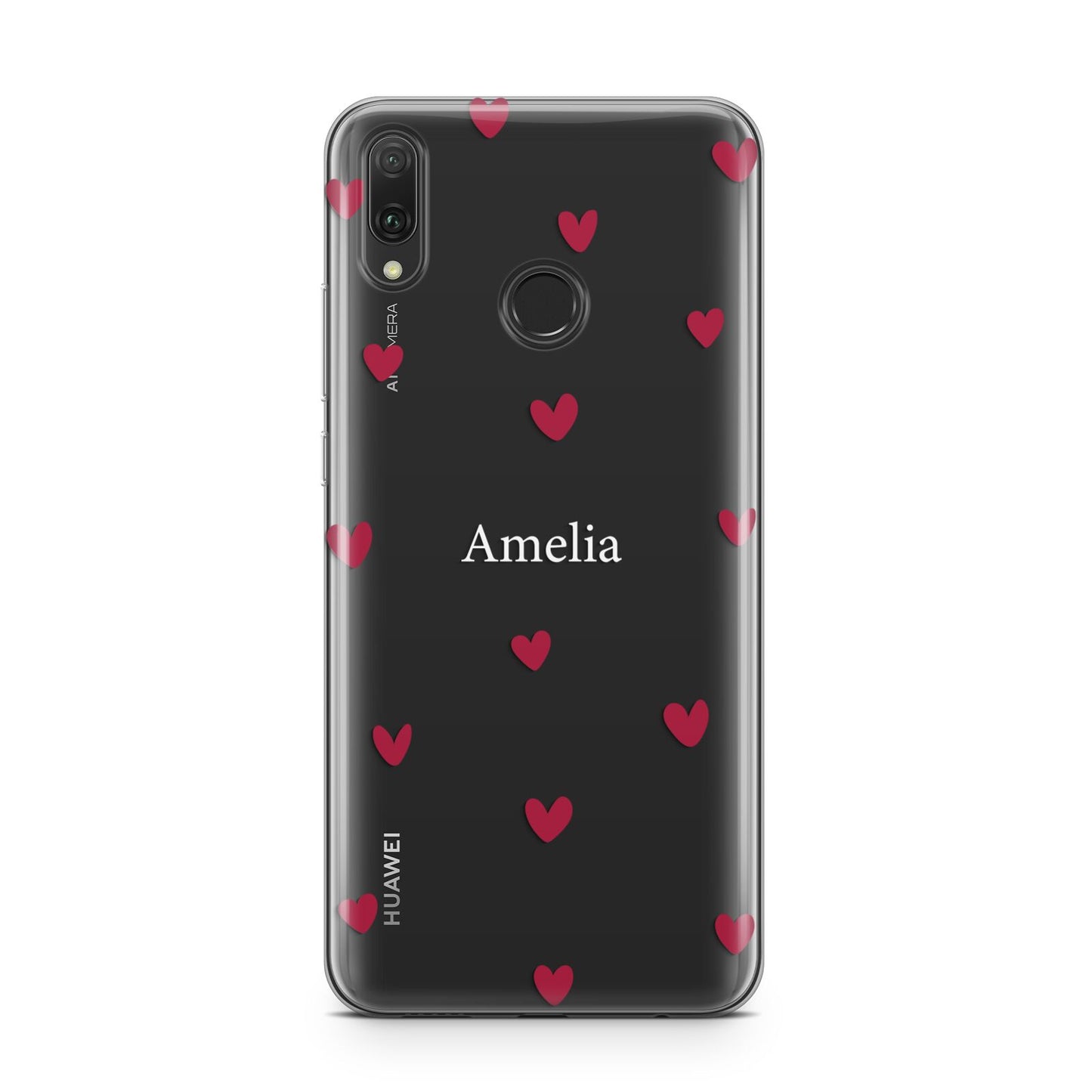 Custom Hearts Name Huawei Y9 2019