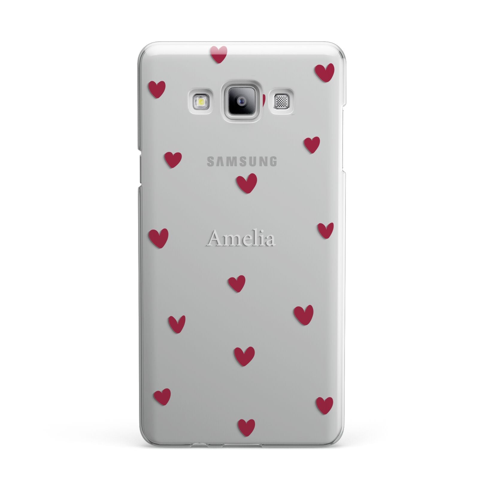 Custom Hearts Name Samsung Galaxy A7 2015 Case