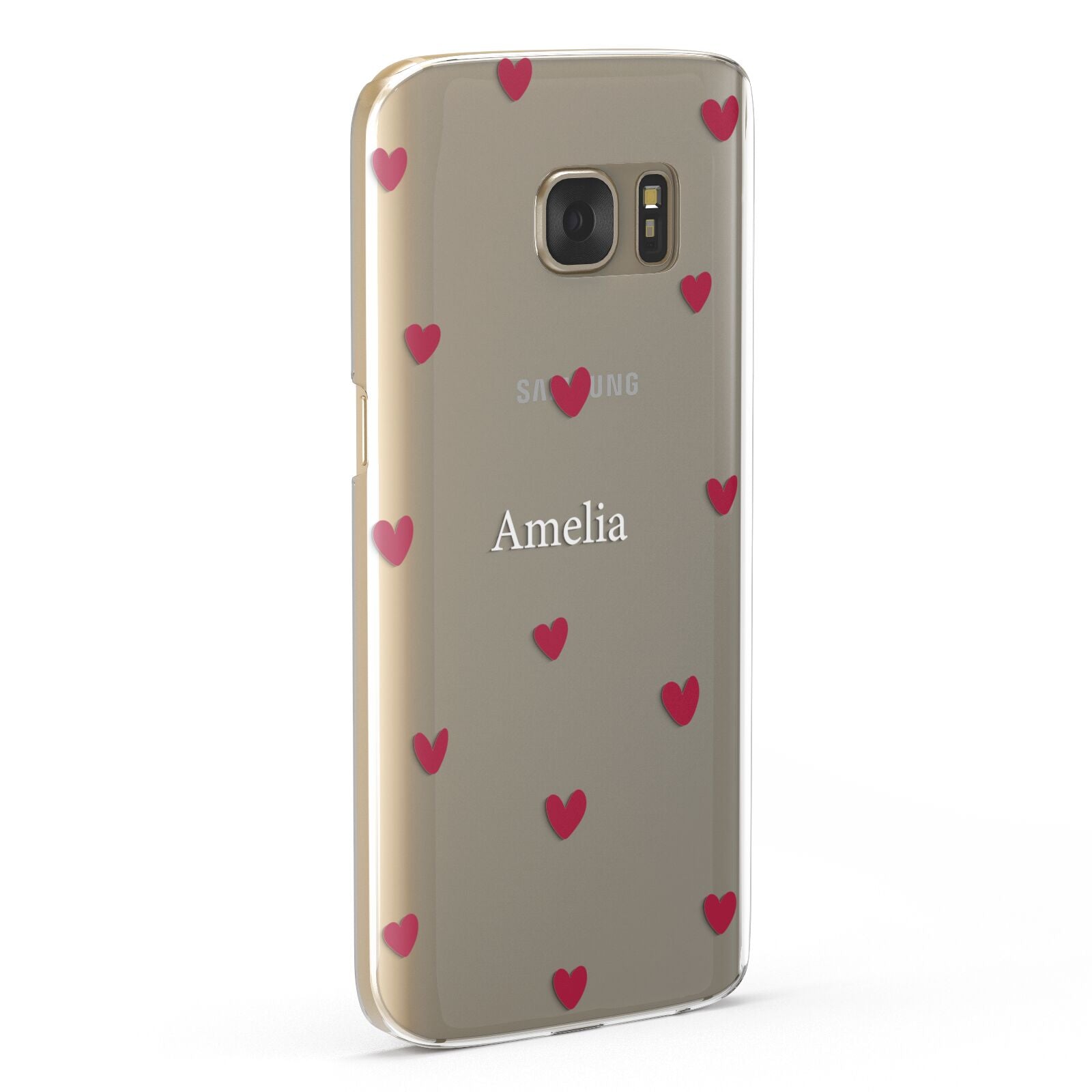 Custom Hearts Name Samsung Galaxy Case Fourty Five Degrees