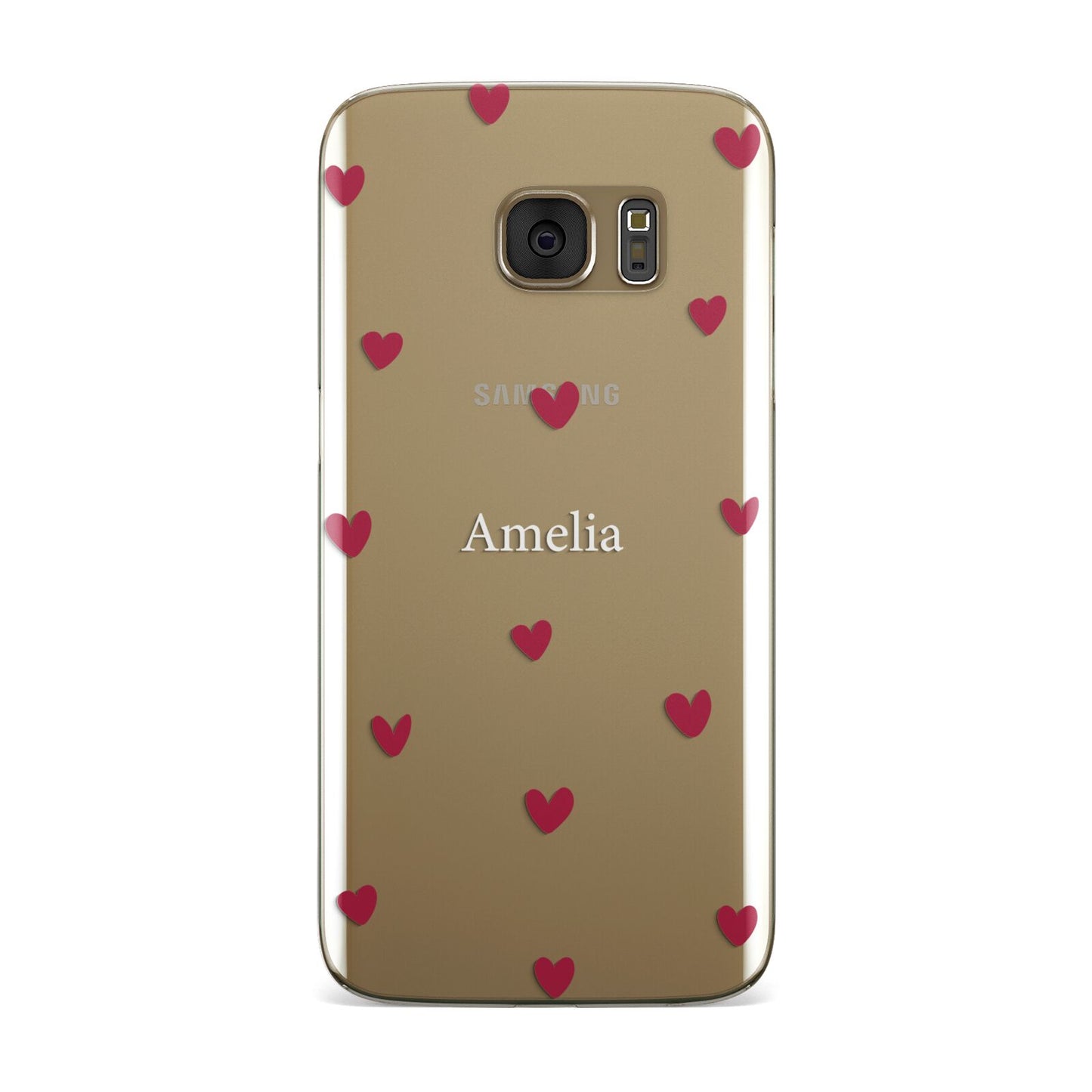 Custom Hearts Name Samsung Galaxy Case