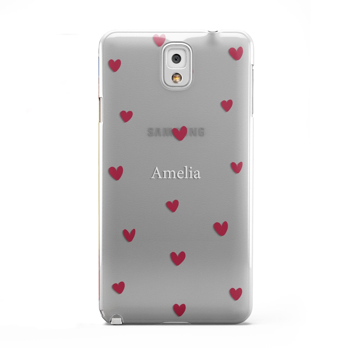 Custom Hearts Name Samsung Galaxy Note 3 Case