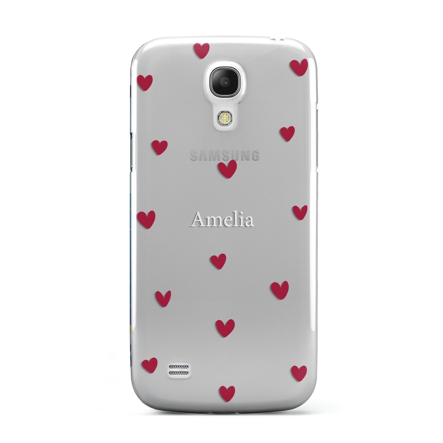 Custom Hearts Name Samsung Galaxy S4 Mini Case