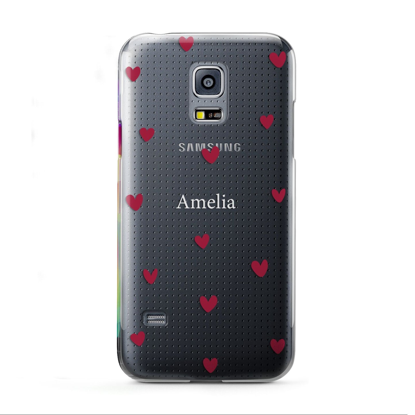 Custom Hearts Name Samsung Galaxy S5 Mini Case