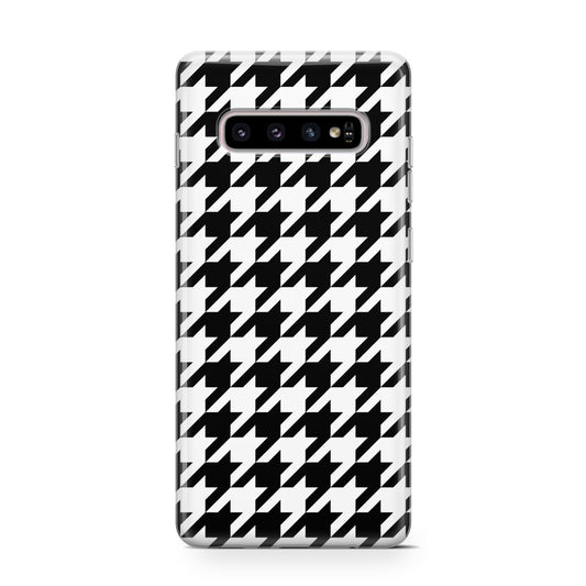 Custom Houndstooth Protective Samsung Galaxy Case