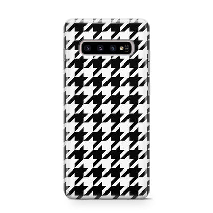 Custom Houndstooth Samsung Galaxy S10 Case