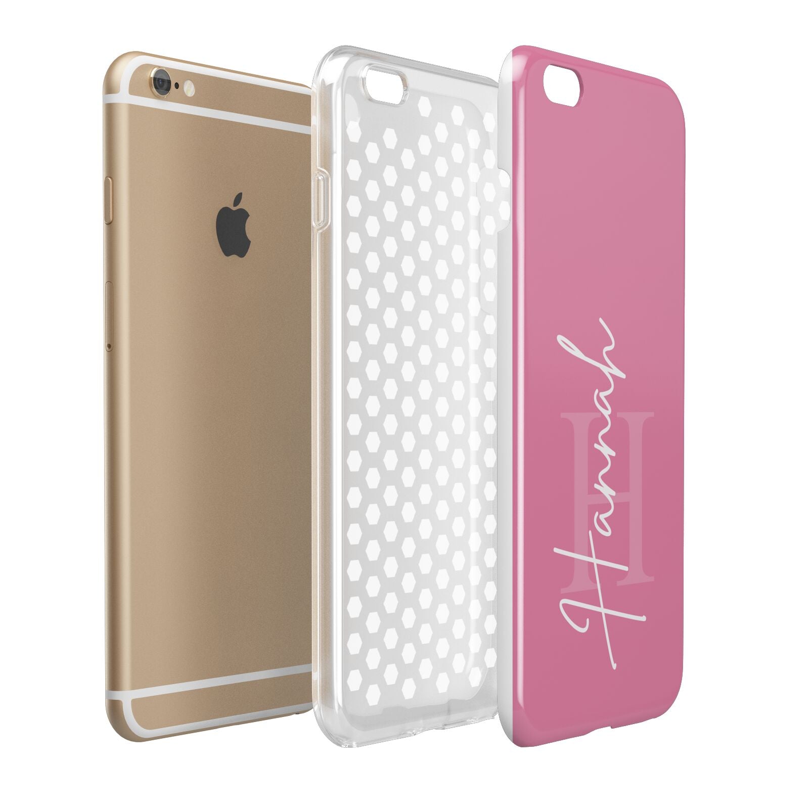 Custom Initial and Name Apple iPhone 6 Plus 3D Tough Case Expand Detail Image