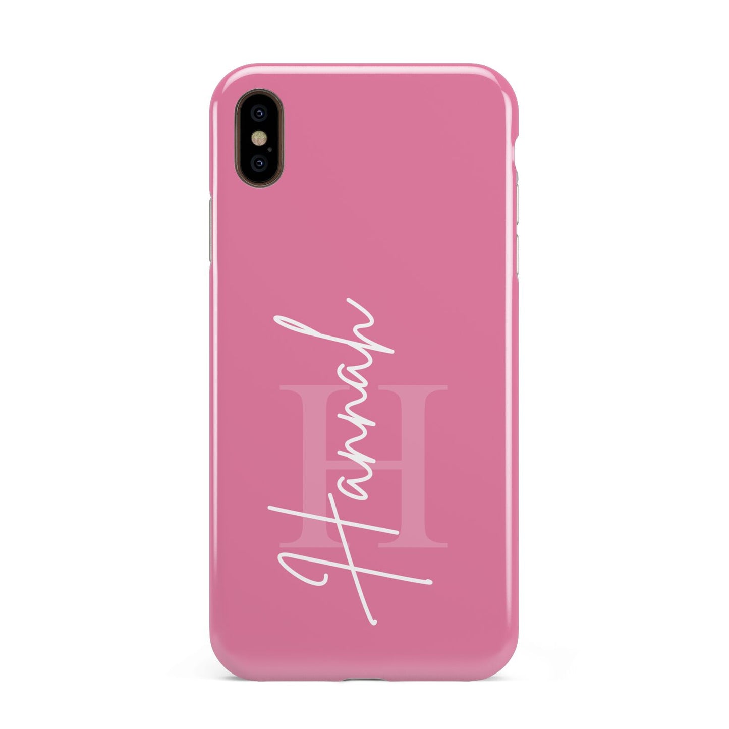 Custom Initial and Name Apple iPhone Xs Max 3D Tough Case