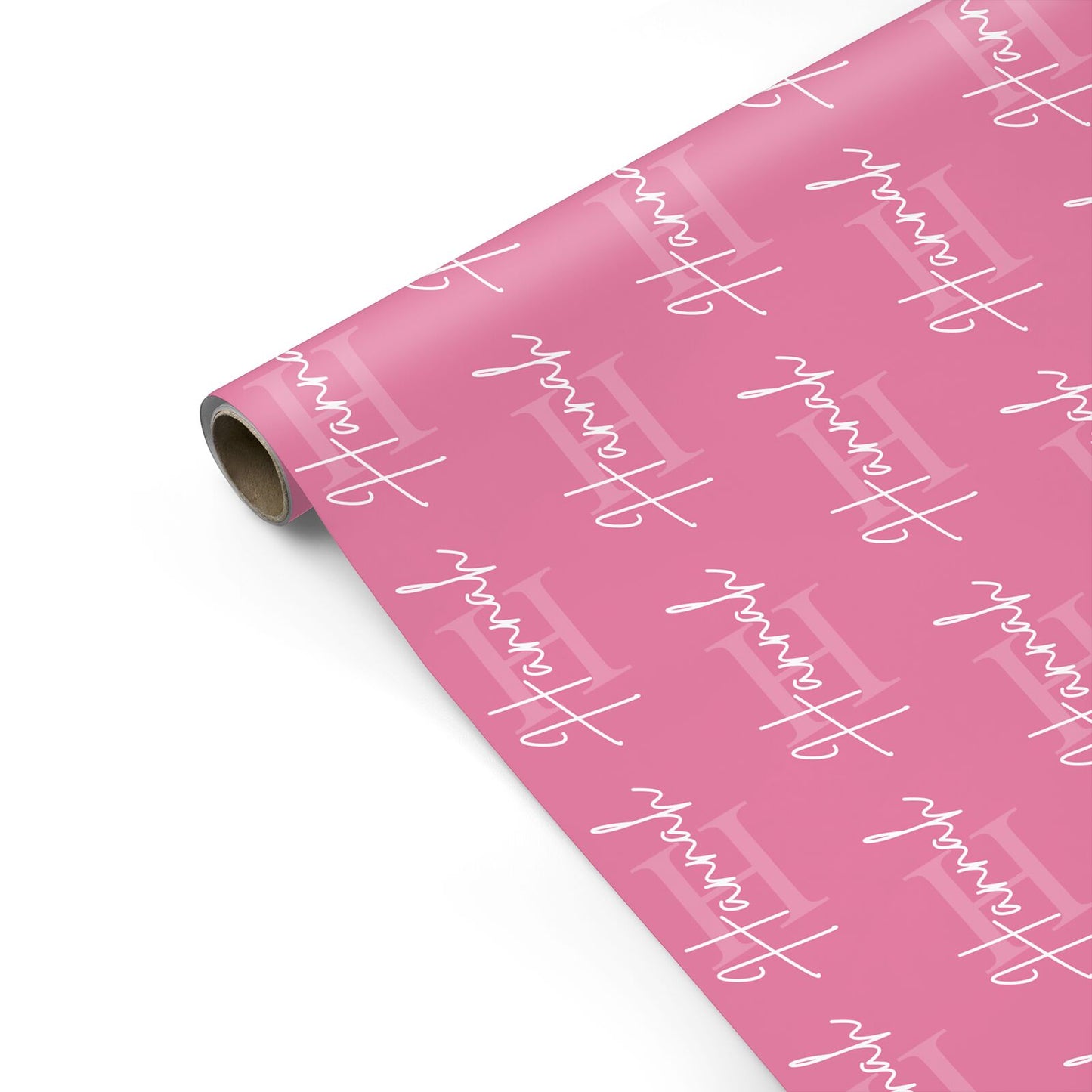 Custom Initial and Name Personalised Gift Wrap