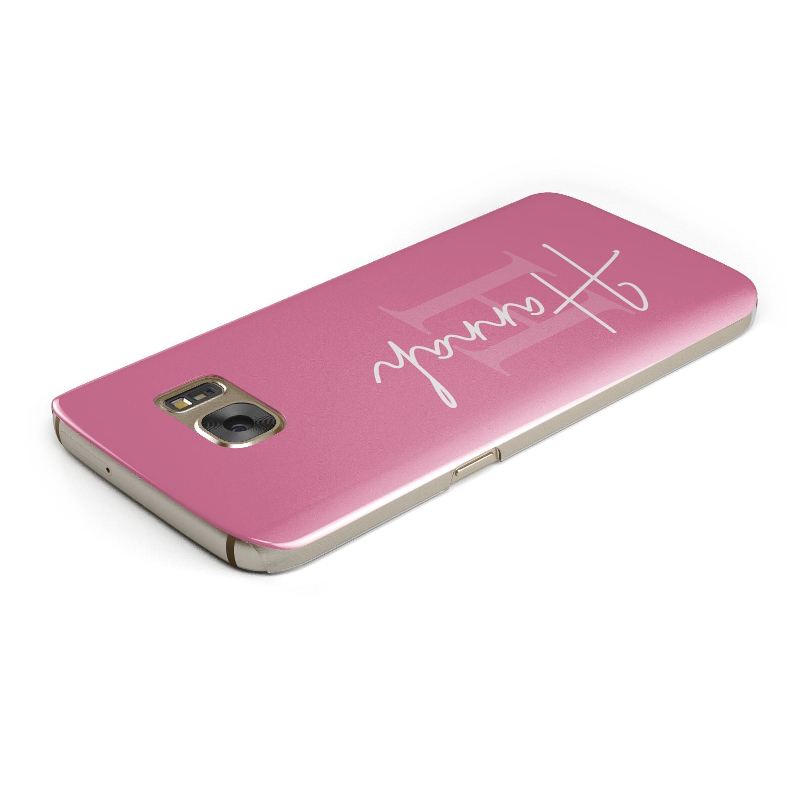 Custom Initial and Name Samsung Galaxy Case Top Cutout