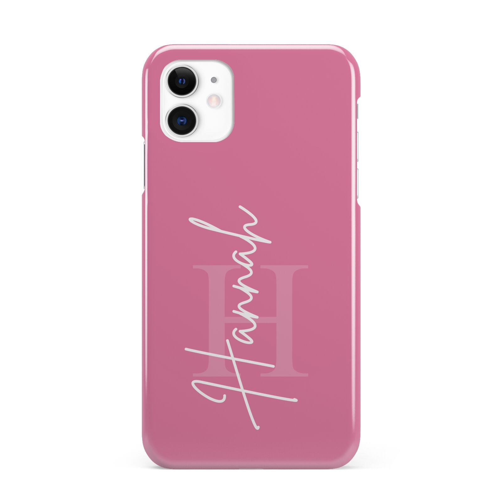 Custom Initial and Name iPhone 11 3D Snap Case