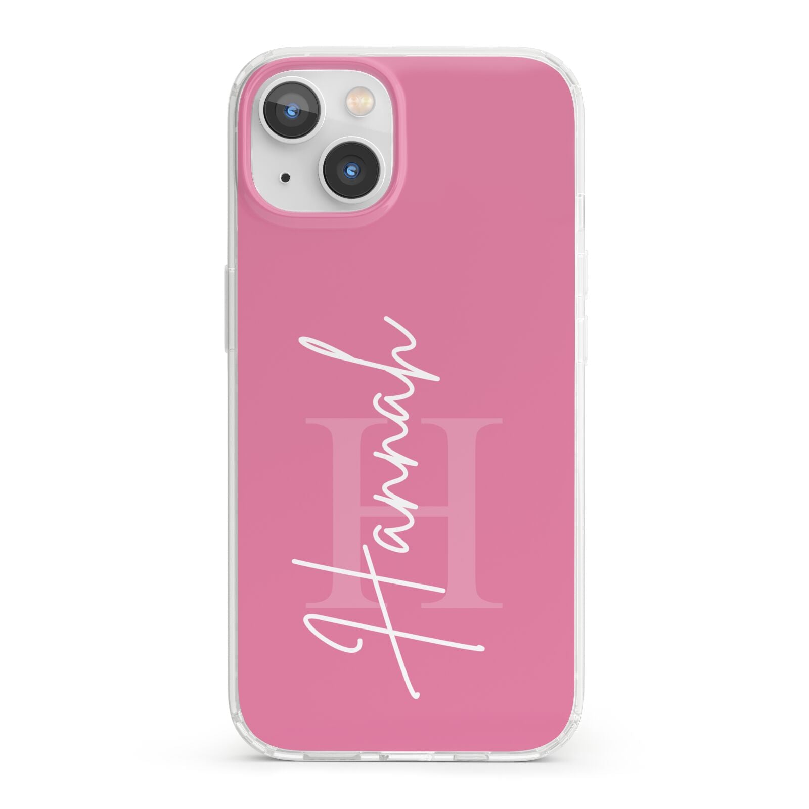 Custom Initial and Name iPhone 13 Clear Bumper Case