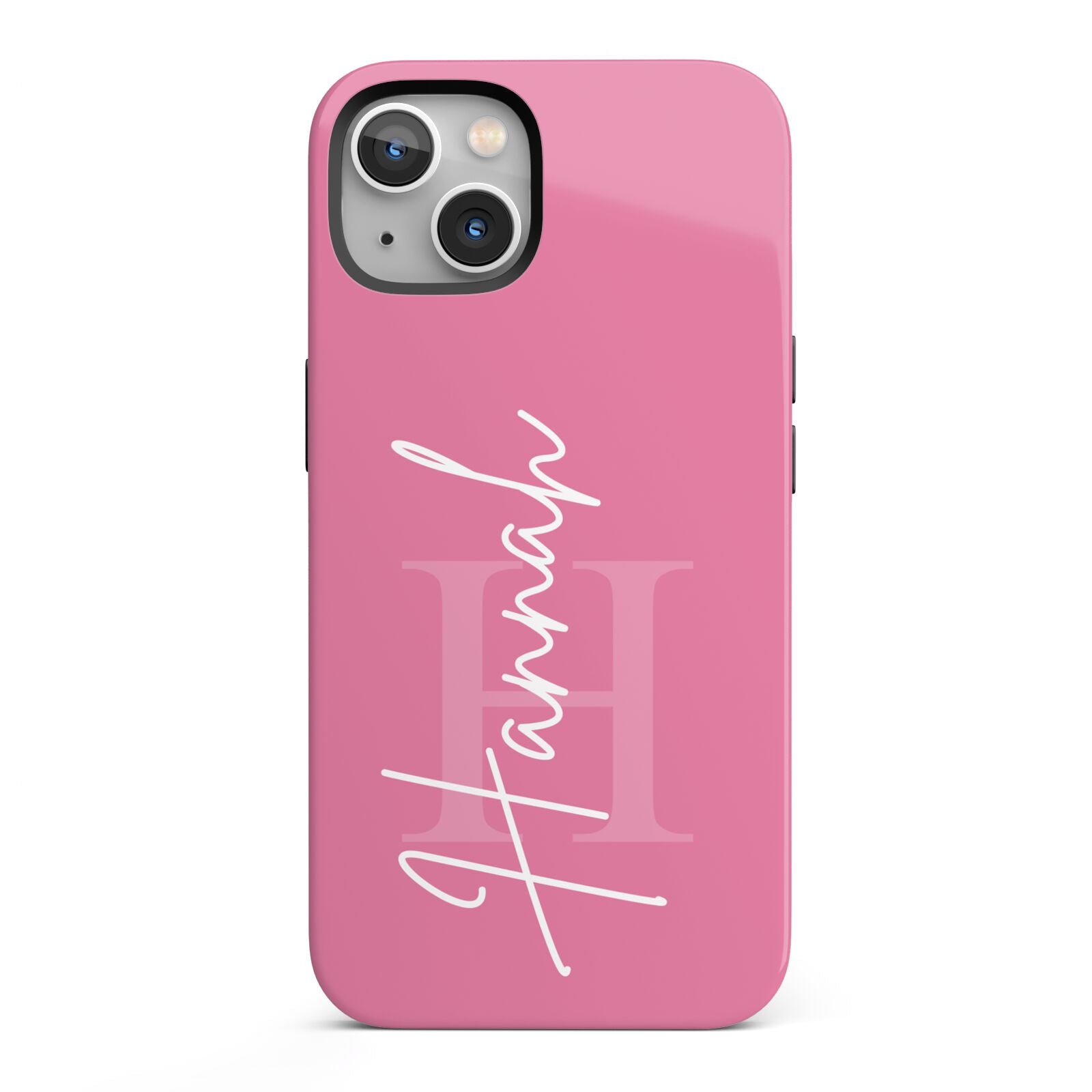 Custom Initial and Name iPhone 13 Full Wrap 3D Tough Case