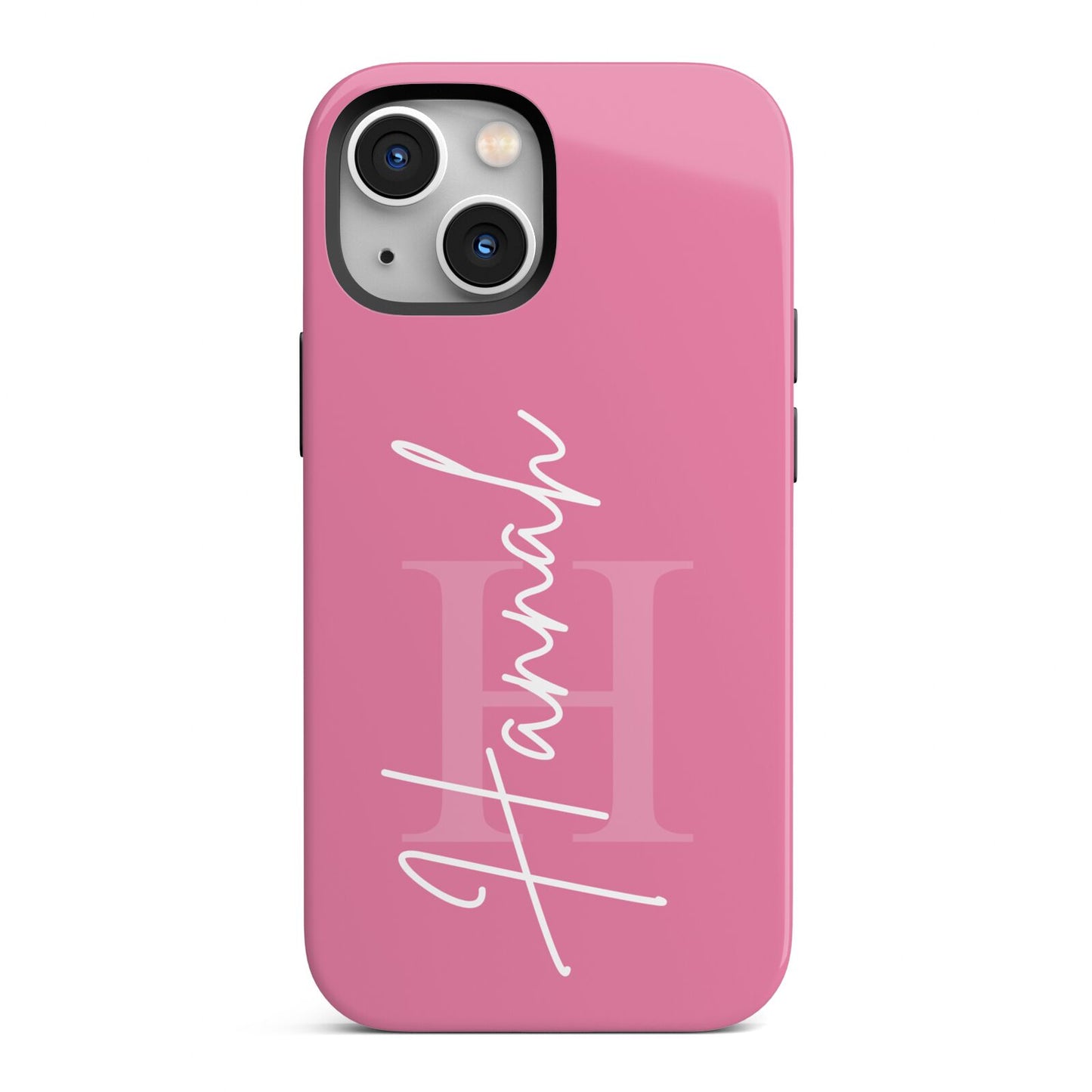 Custom Initial and Name iPhone 13 Mini Full Wrap 3D Tough Case