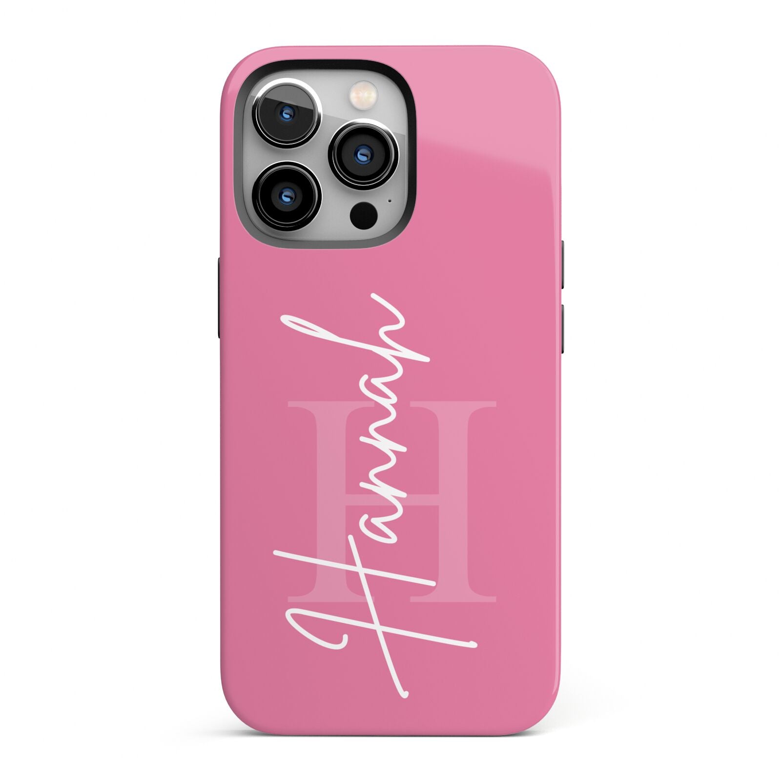 Custom Initial and Name iPhone 13 Pro Full Wrap 3D Tough Case