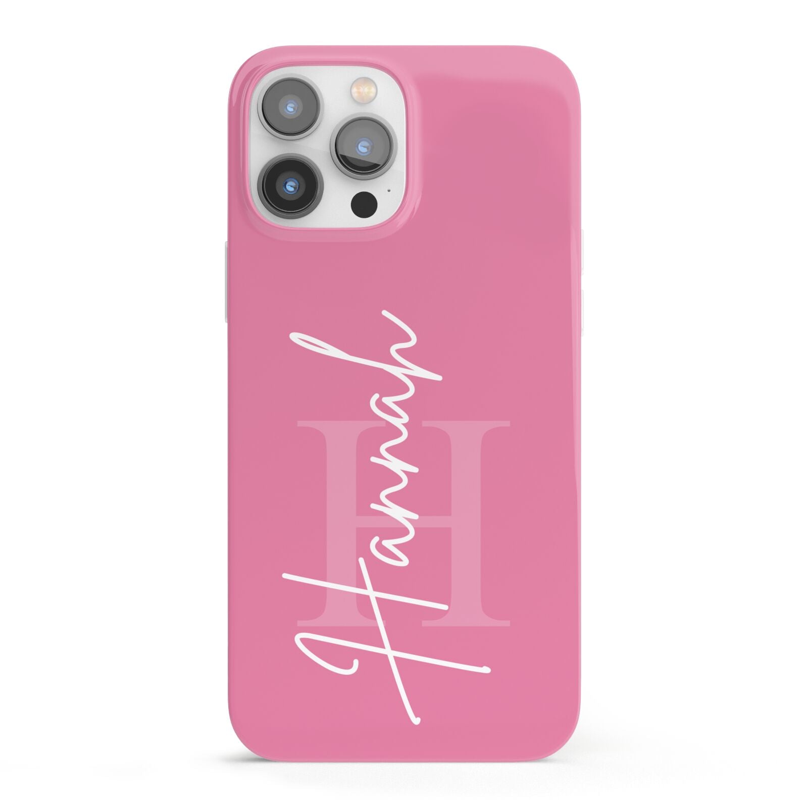 Custom Initial and Name iPhone 13 Pro Max Full Wrap 3D Snap Case