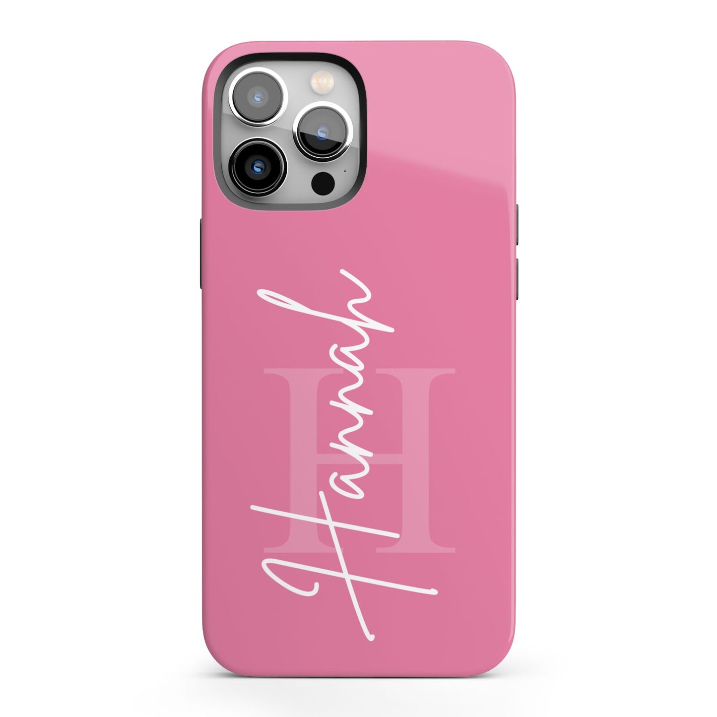 Custom Initial and Name iPhone 13 Pro Max Full Wrap 3D Tough Case