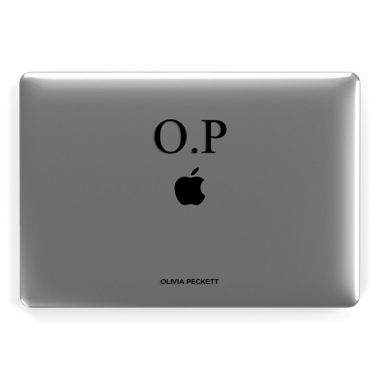 Custom Initials and Name Apple MacBook Case