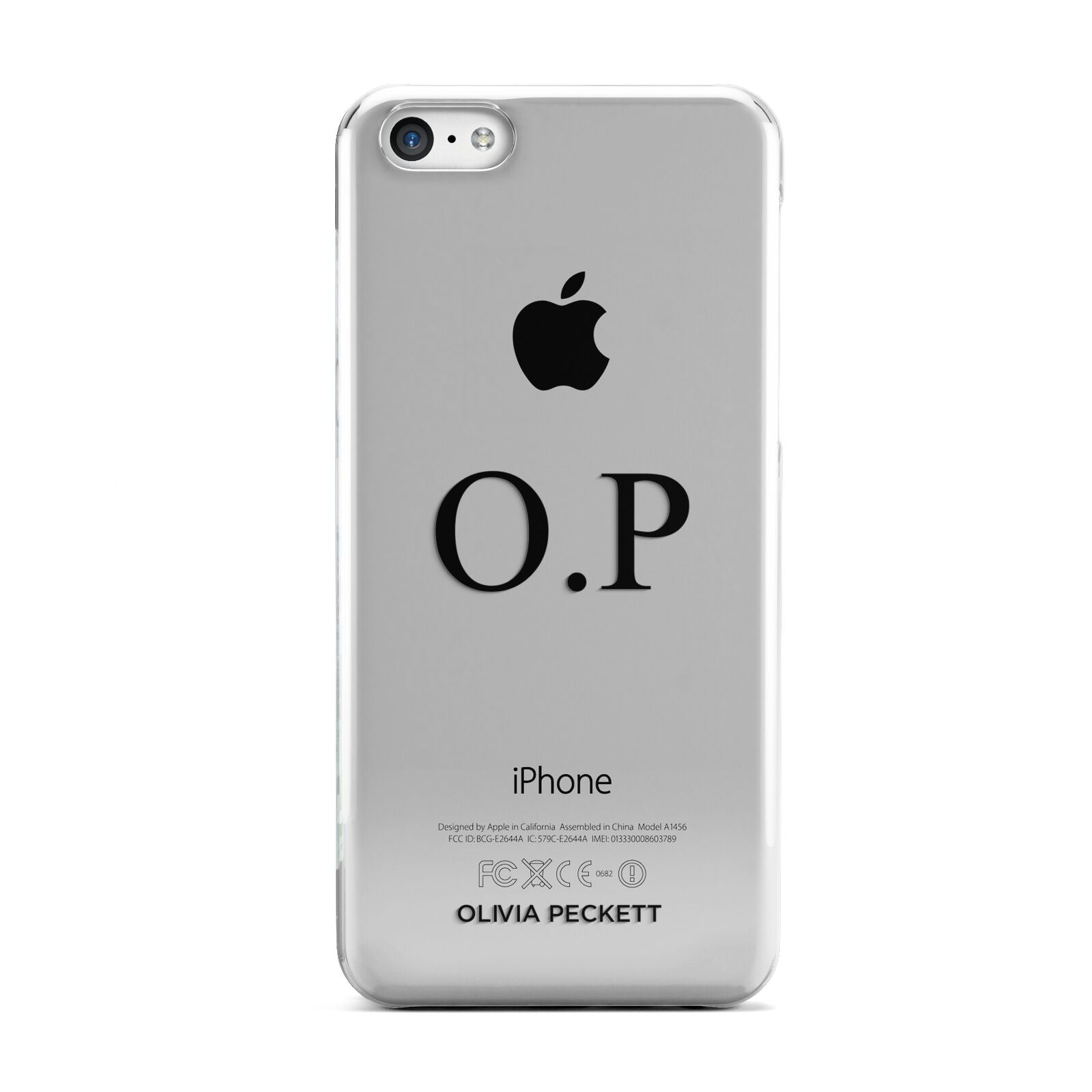 Custom Initials and Name Apple iPhone 5c Case