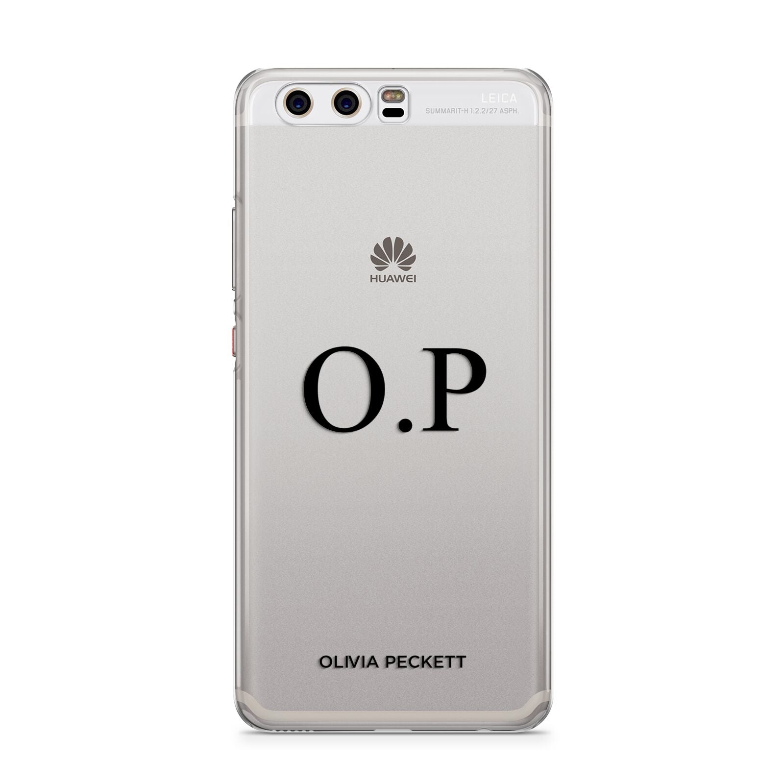 Custom Initials and Name Huawei P10 Phone Case