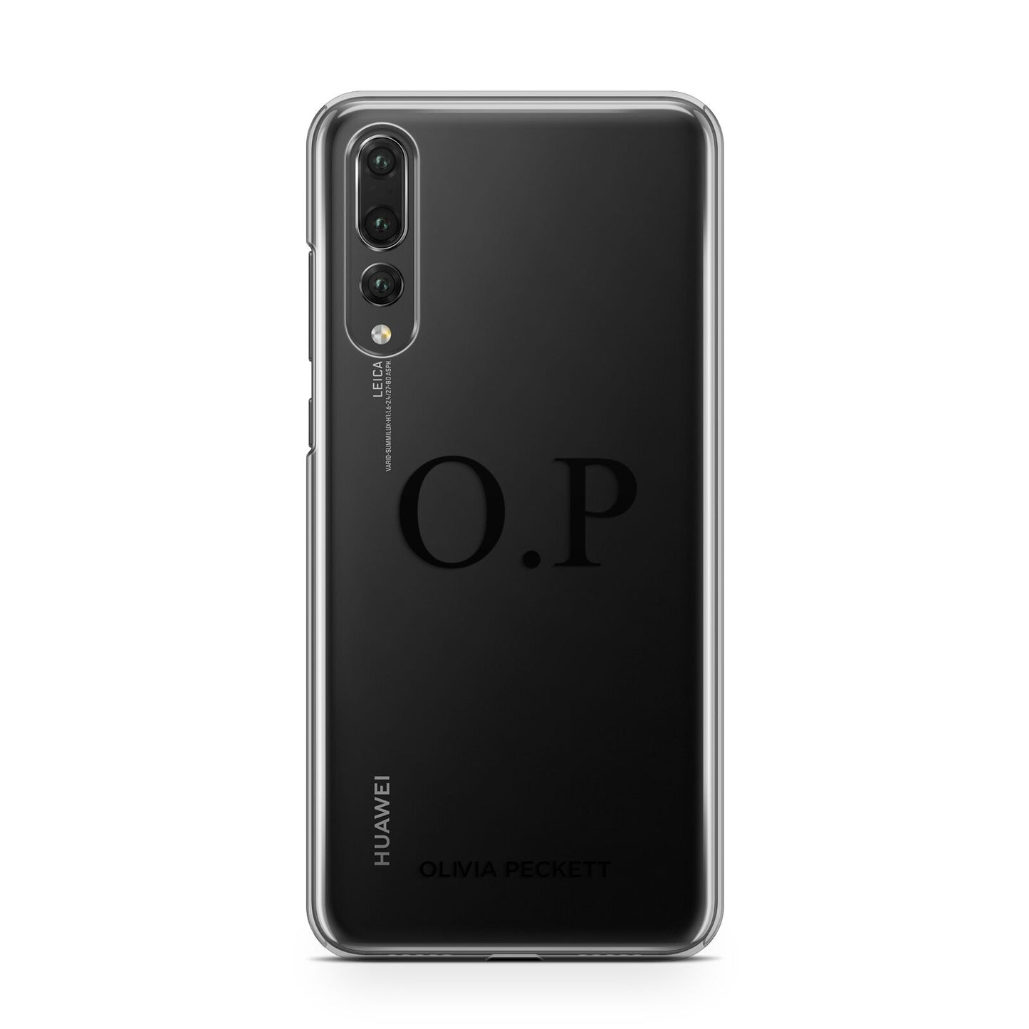 Custom Initials and Name Huawei P20 Pro Phone Case