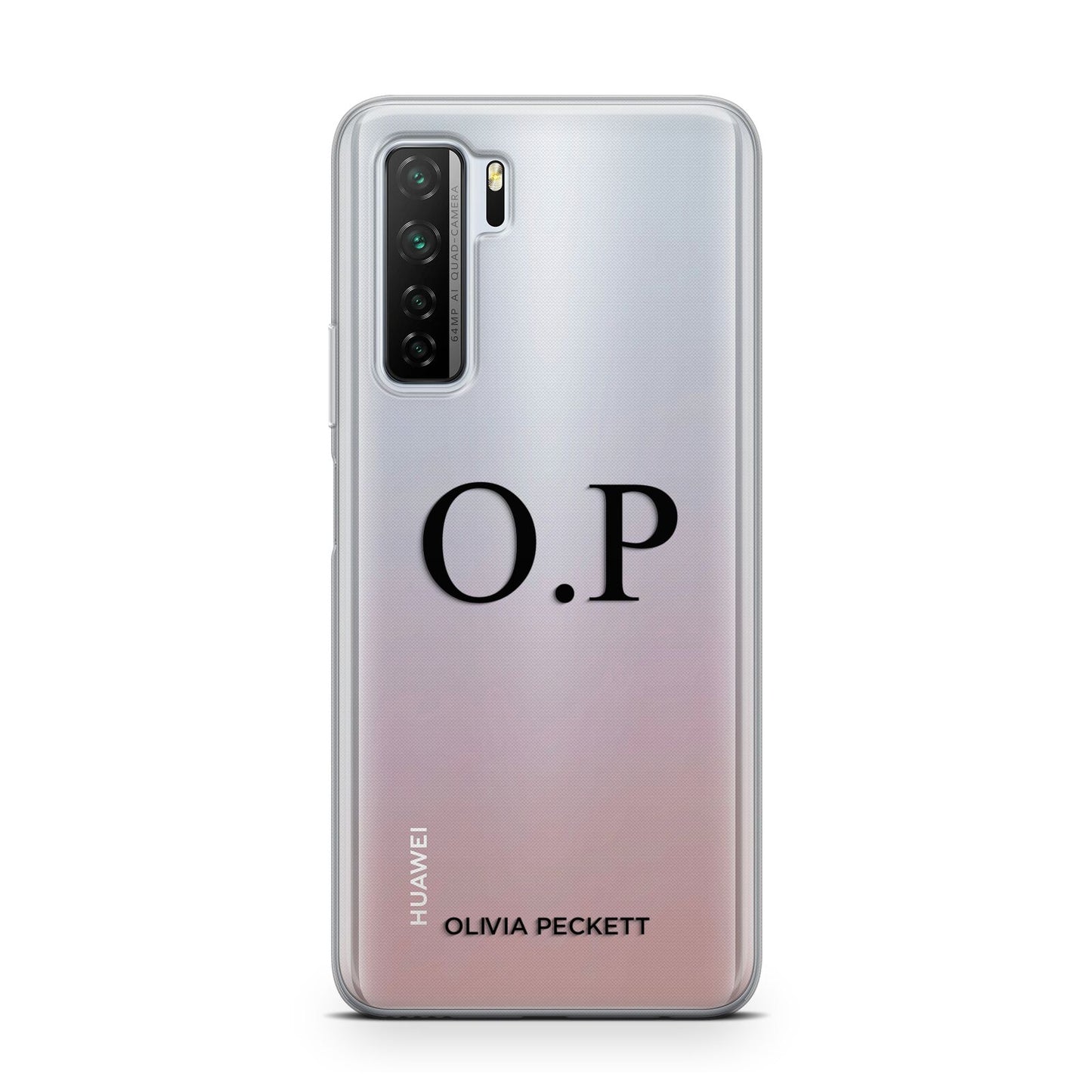 Custom Initials and Name Huawei P40 Lite 5G Phone Case