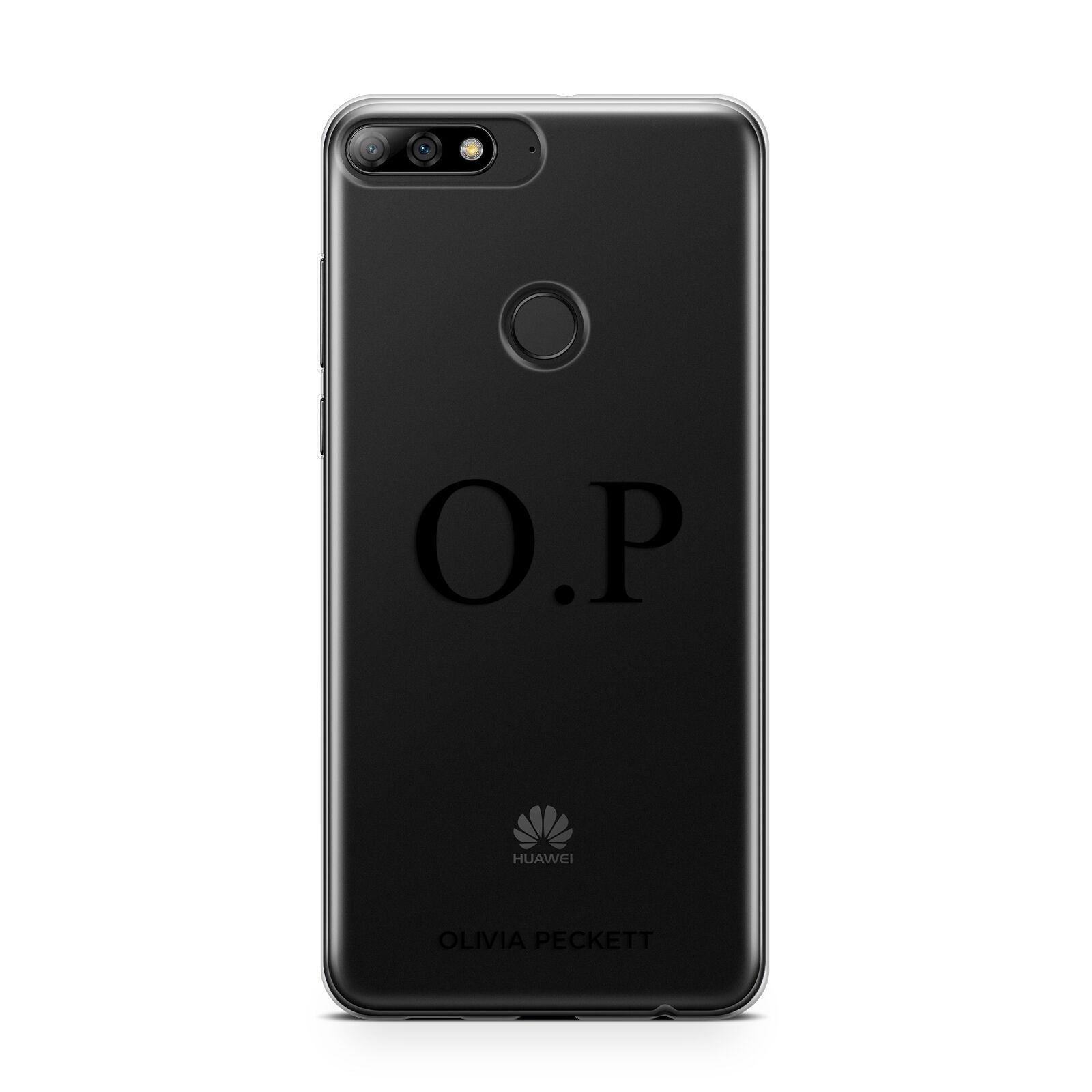 Custom Initials and Name Huawei Y7 2018