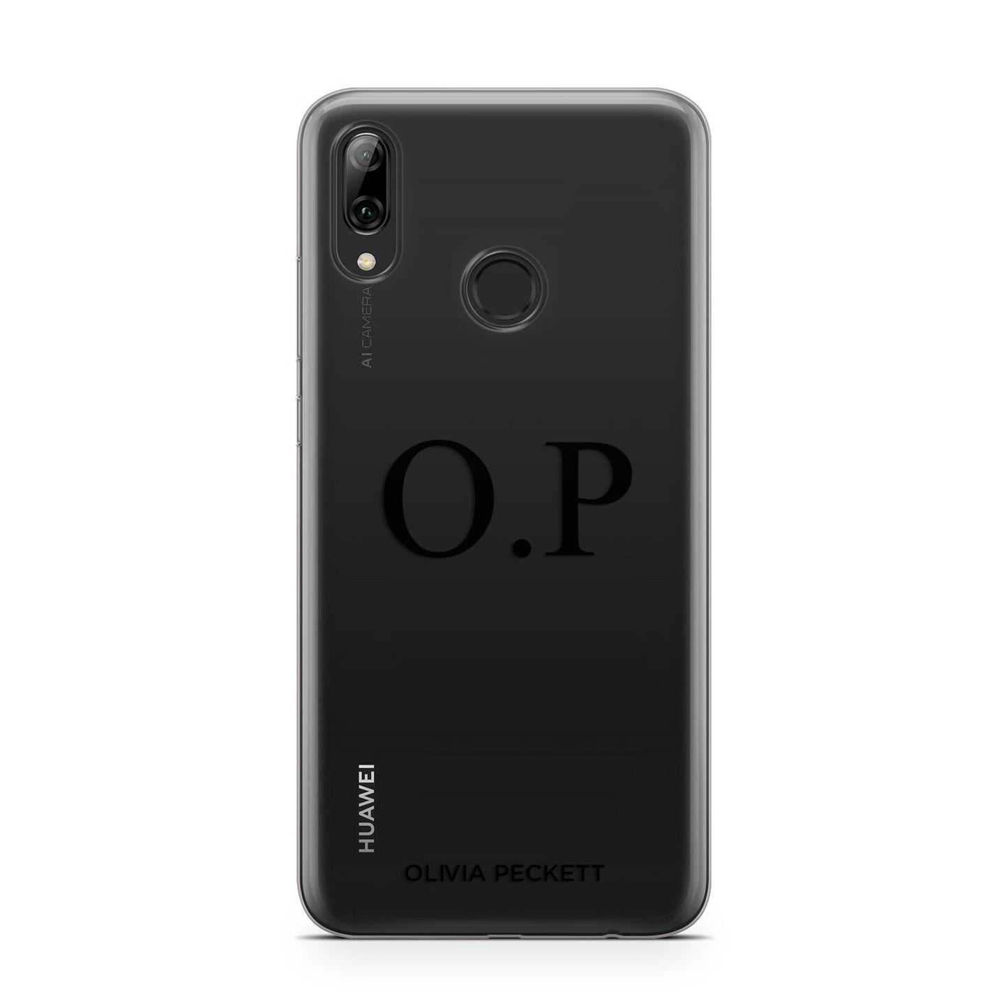 Custom Initials and Name Huawei Y7 2019