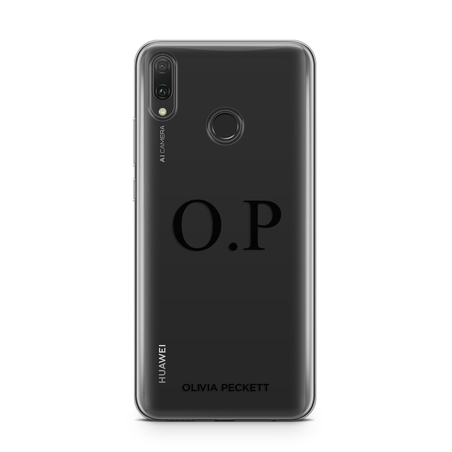 Custom Initials and Name Huawei Y9 2019