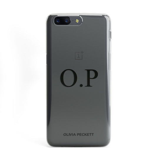 Custom Initials and Name OnePlus Case