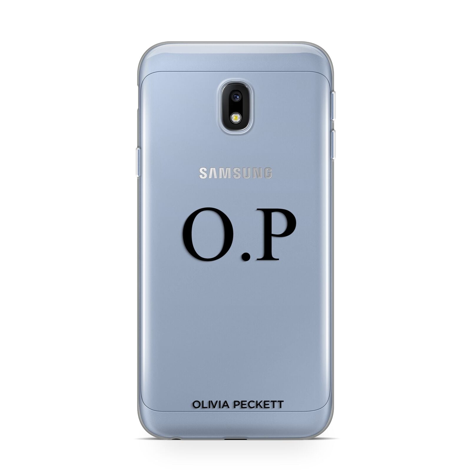 Custom Initials and Name Samsung Galaxy J3 2017 Case