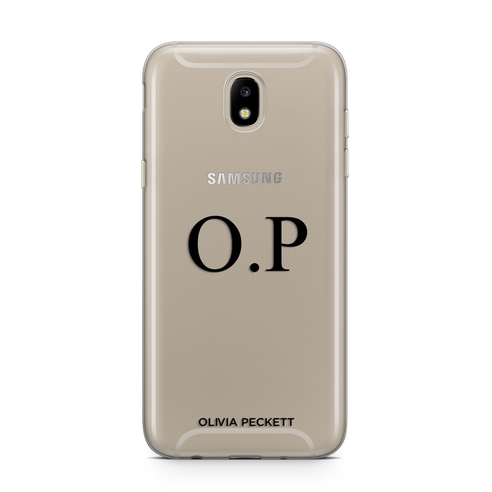 Custom Initials and Name Samsung J5 2017 Case