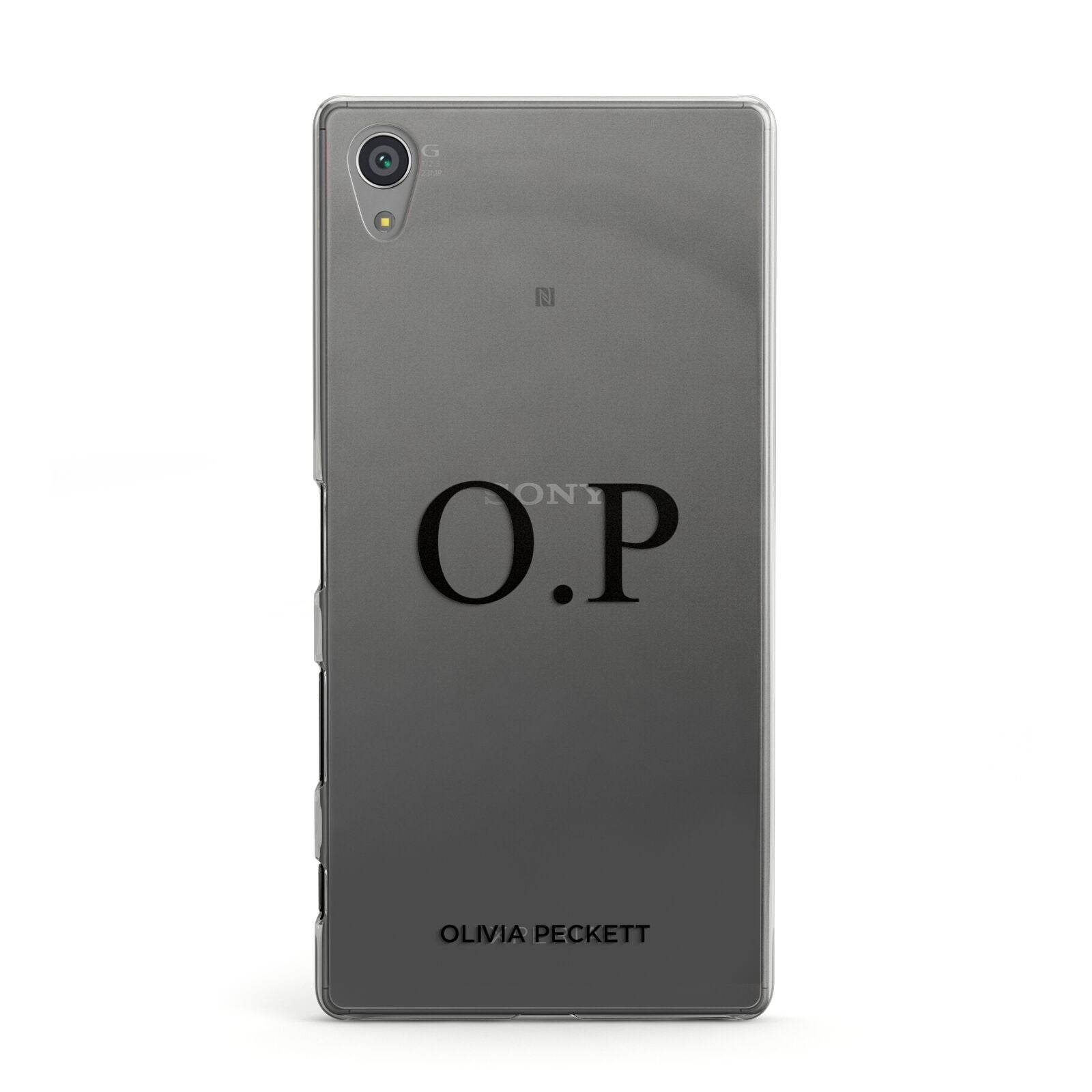 Custom Initials and Name Sony Xperia Case