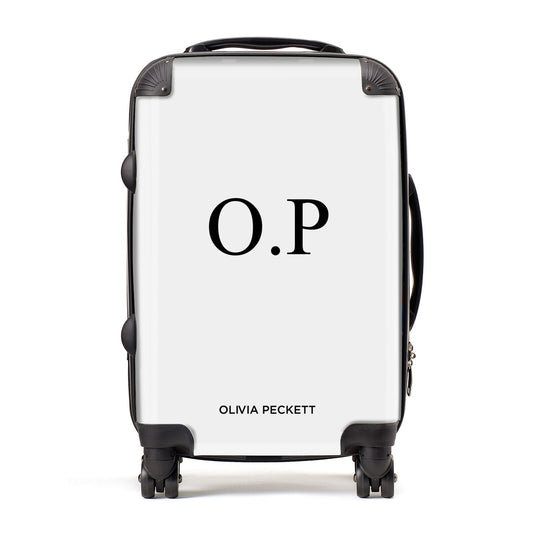 Custom Initials and Name Suitcase