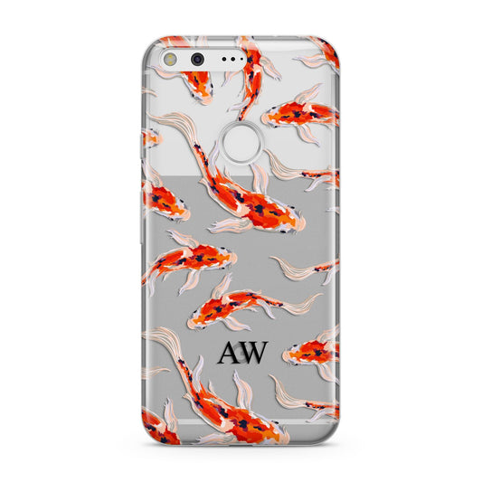 Custom Koi Fish Google Pixel Case