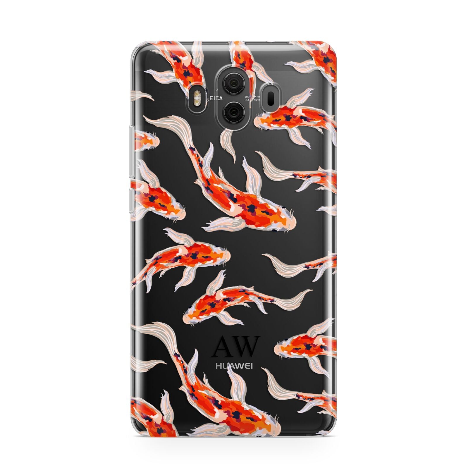 Custom Koi Fish Huawei Mate 10 Protective Phone Case