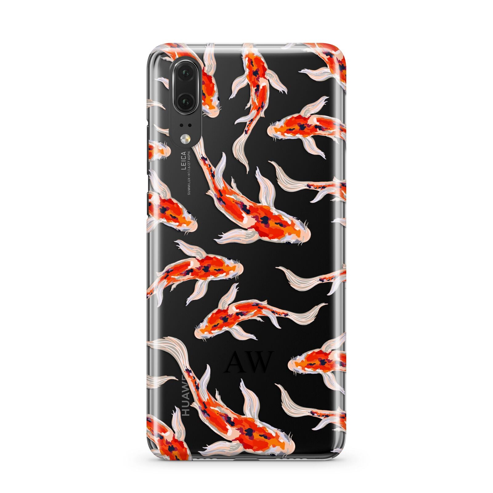 Custom Koi Fish Huawei P20 Phone Case