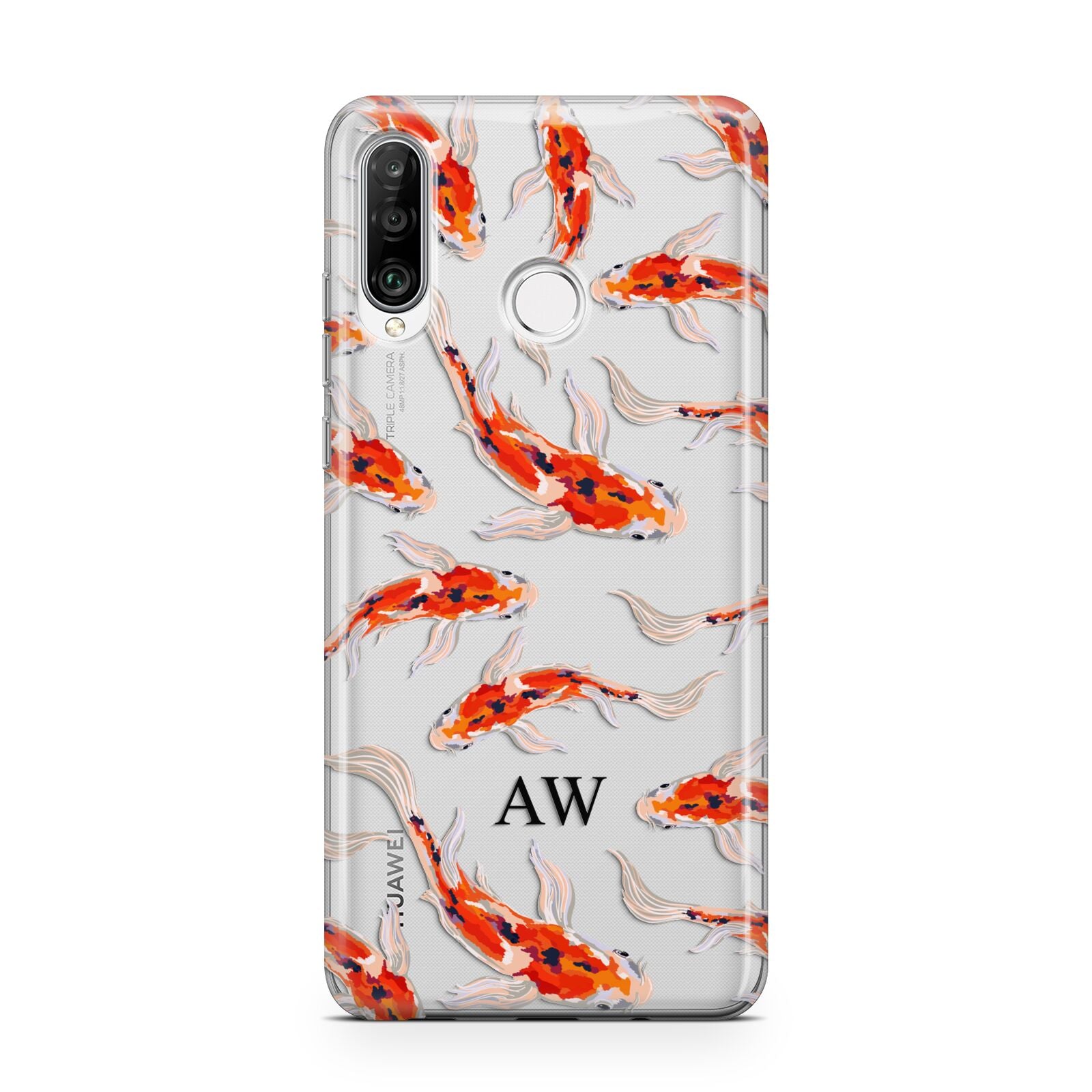 Custom Koi Fish Huawei P30 Lite Phone Case