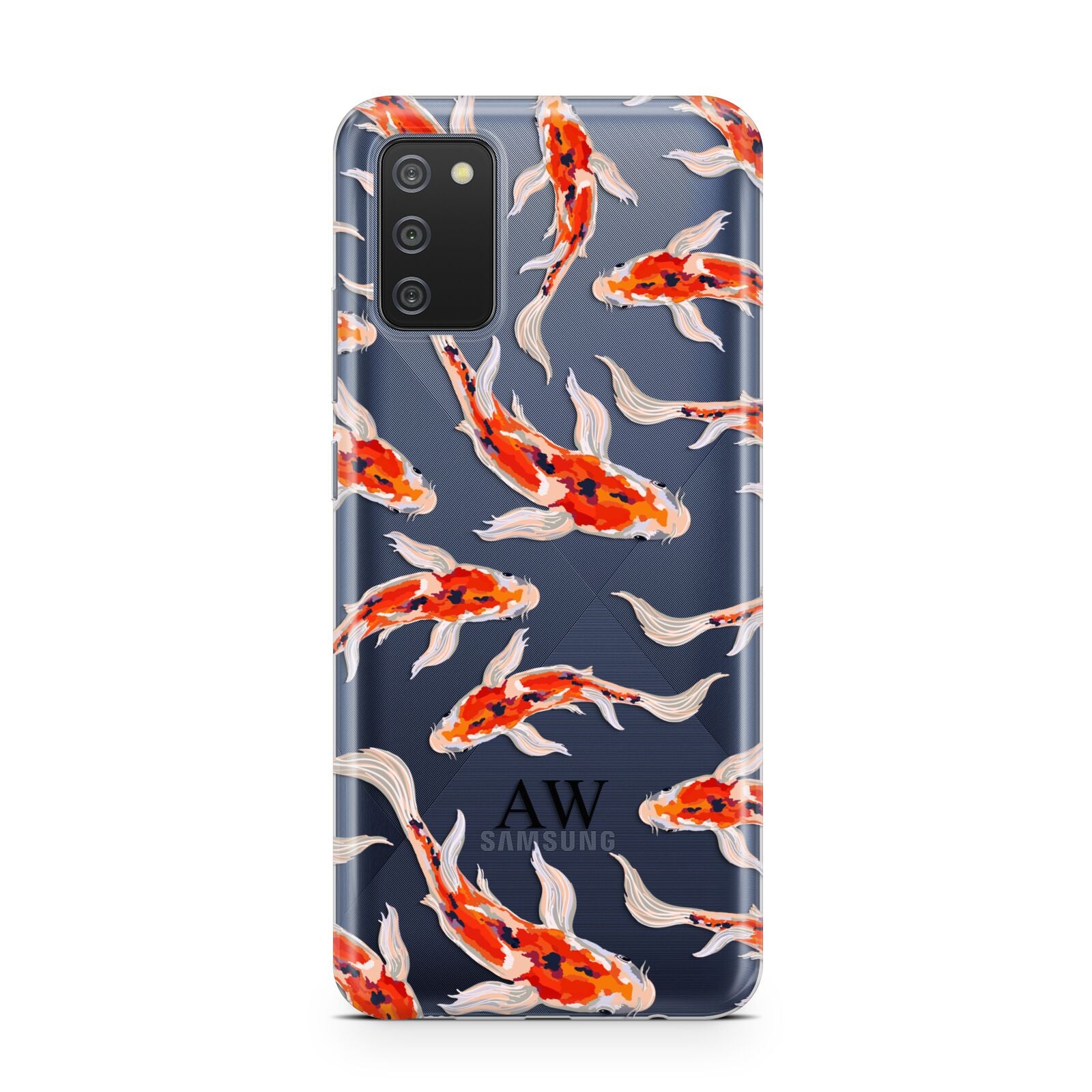 Custom Koi Fish Samsung A02s Case