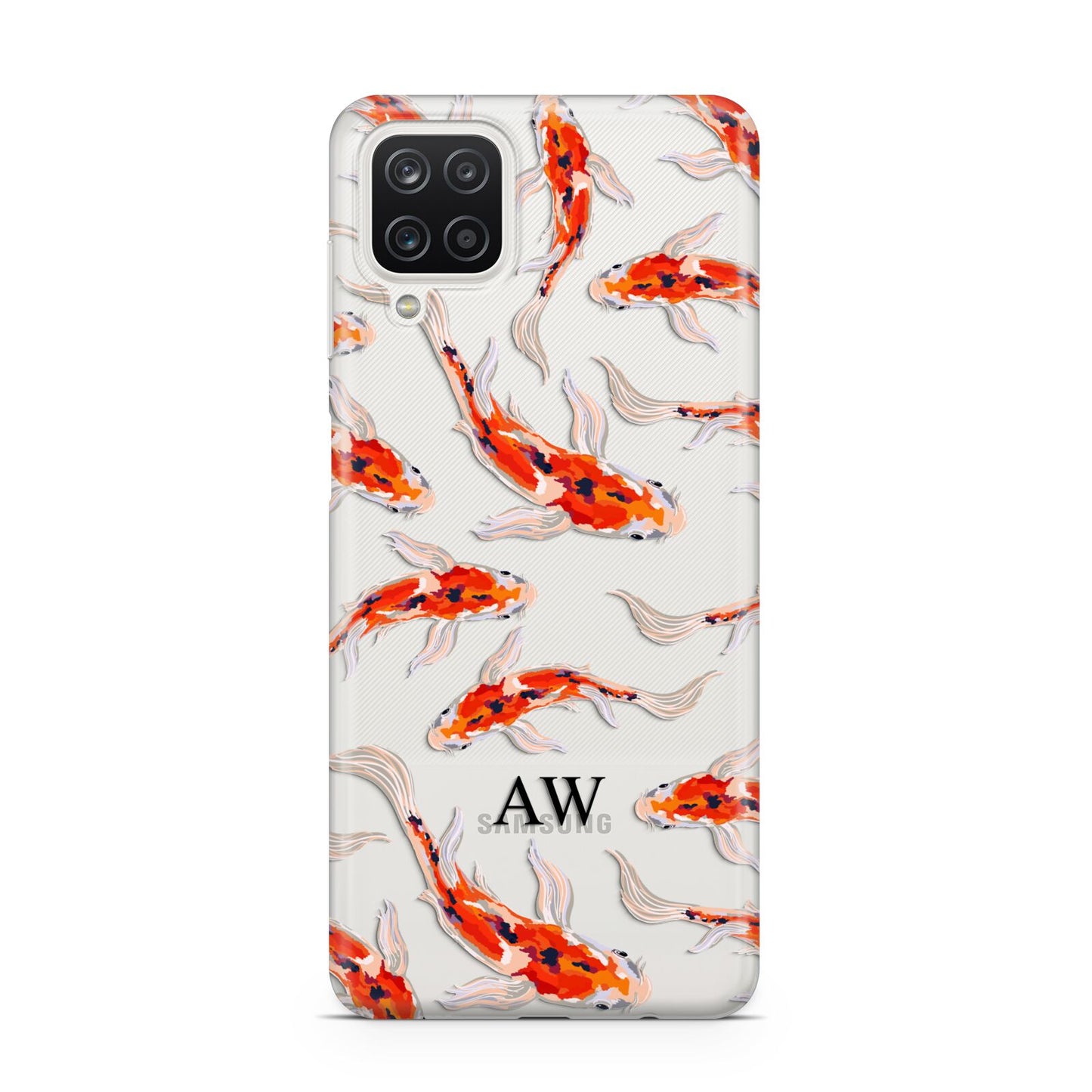 Custom Koi Fish Samsung A12 Case