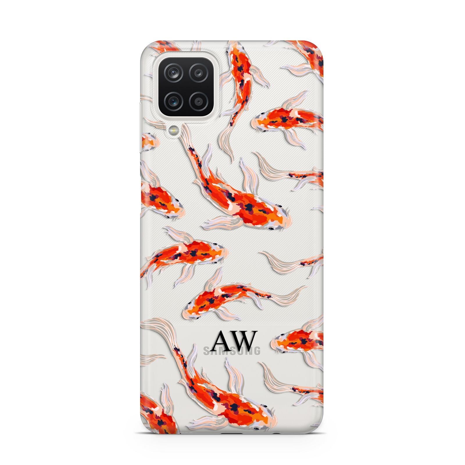 Custom Koi Fish Samsung A12 Case