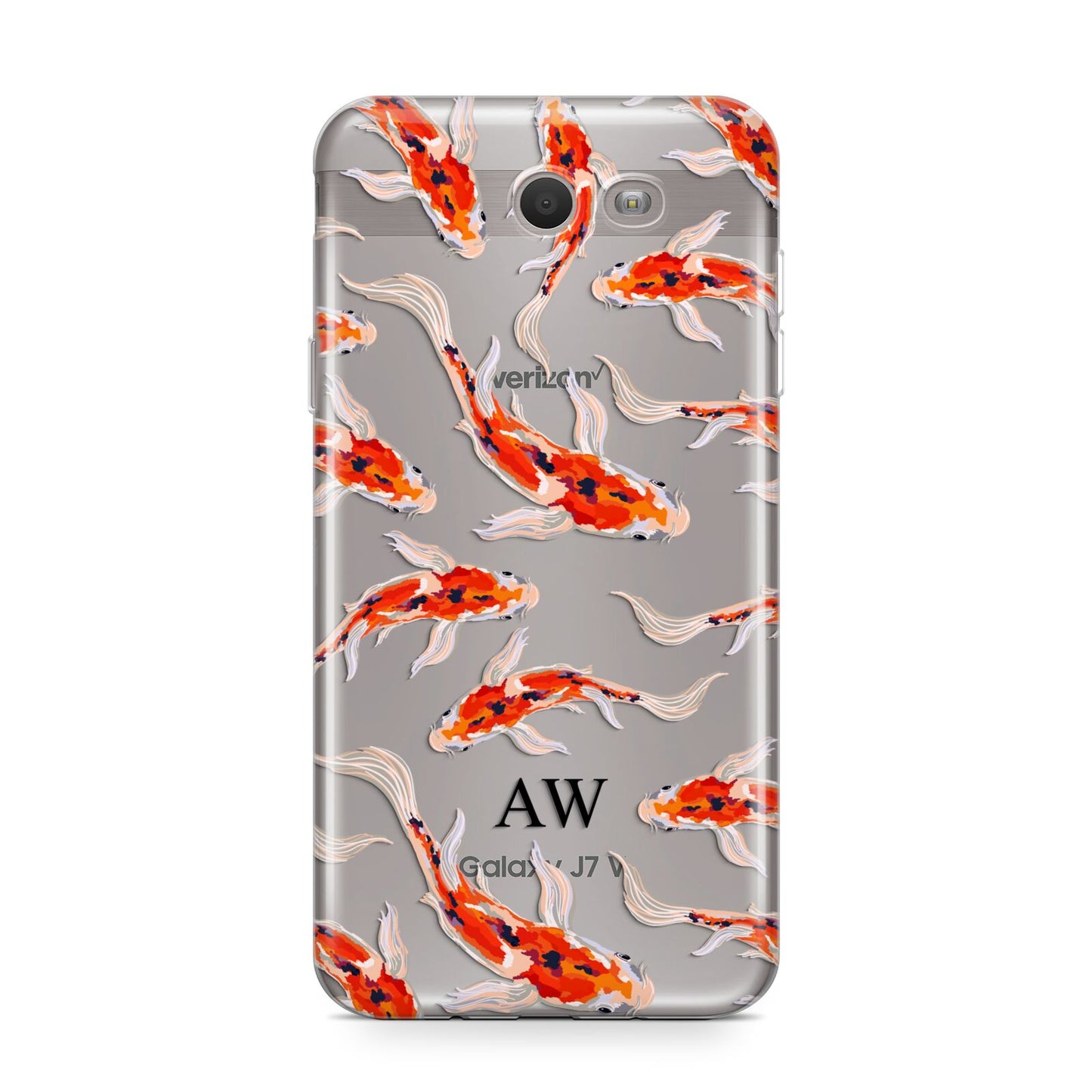 Custom Koi Fish Samsung Galaxy J7 2017 Case