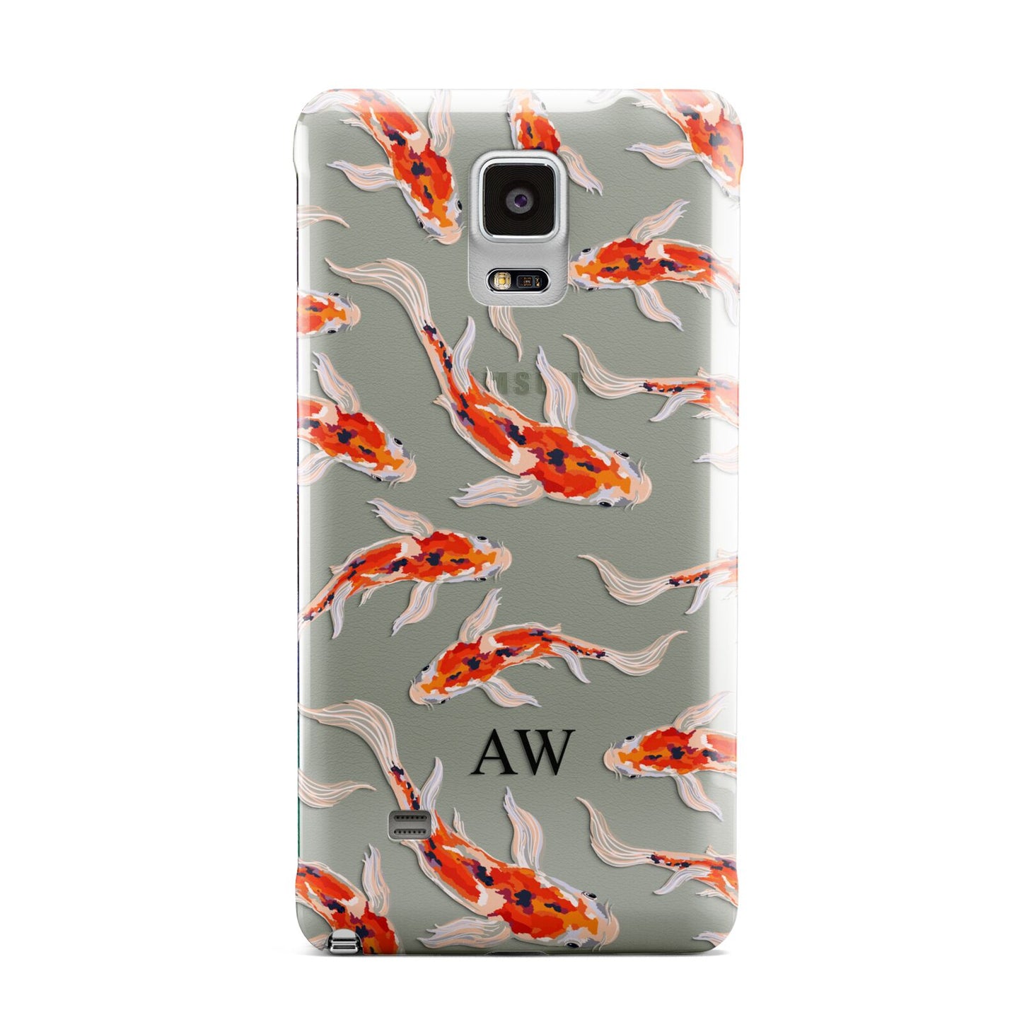 Custom Koi Fish Samsung Galaxy Note 4 Case