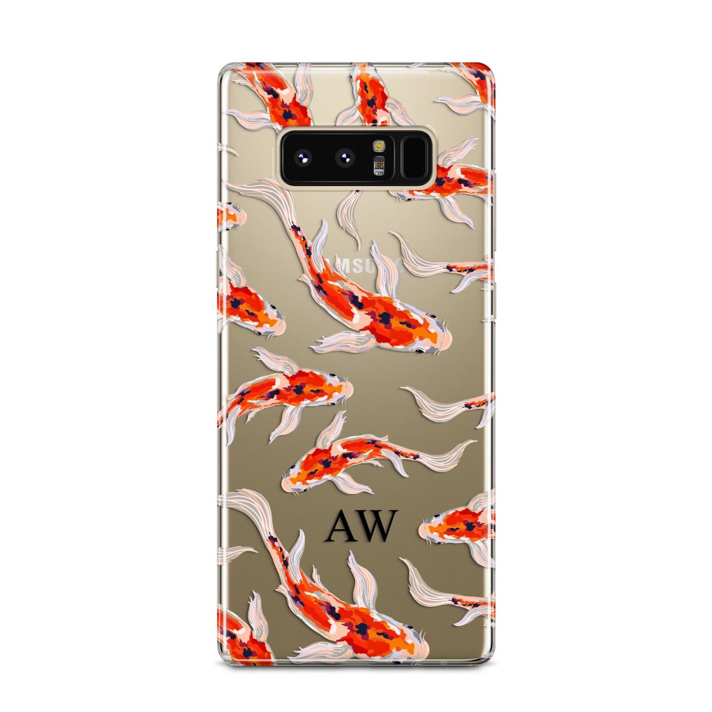 Custom Koi Fish Samsung Galaxy Note 8 Case