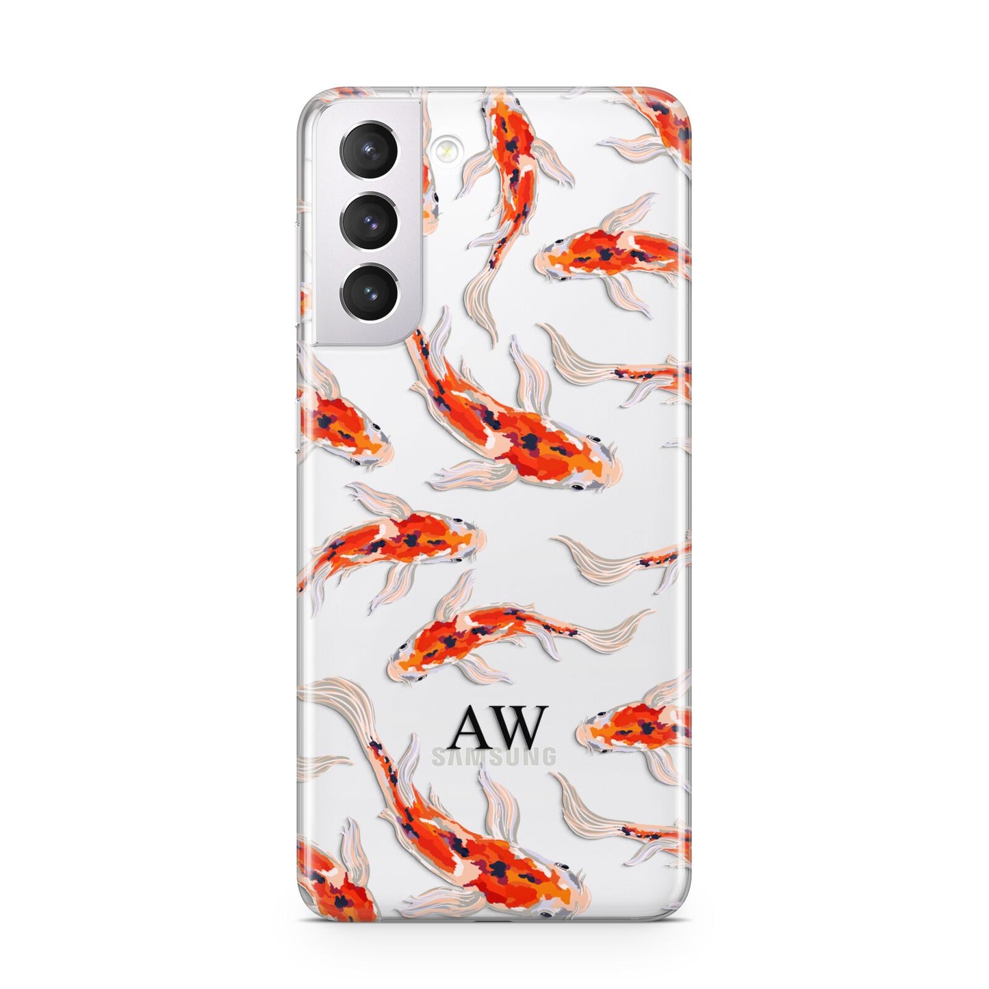 Custom Koi Fish Samsung S21 Case