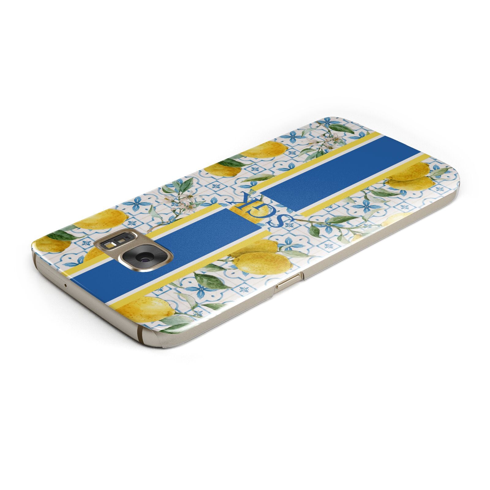 Custom Lemon Samsung Galaxy Case Top Cutout