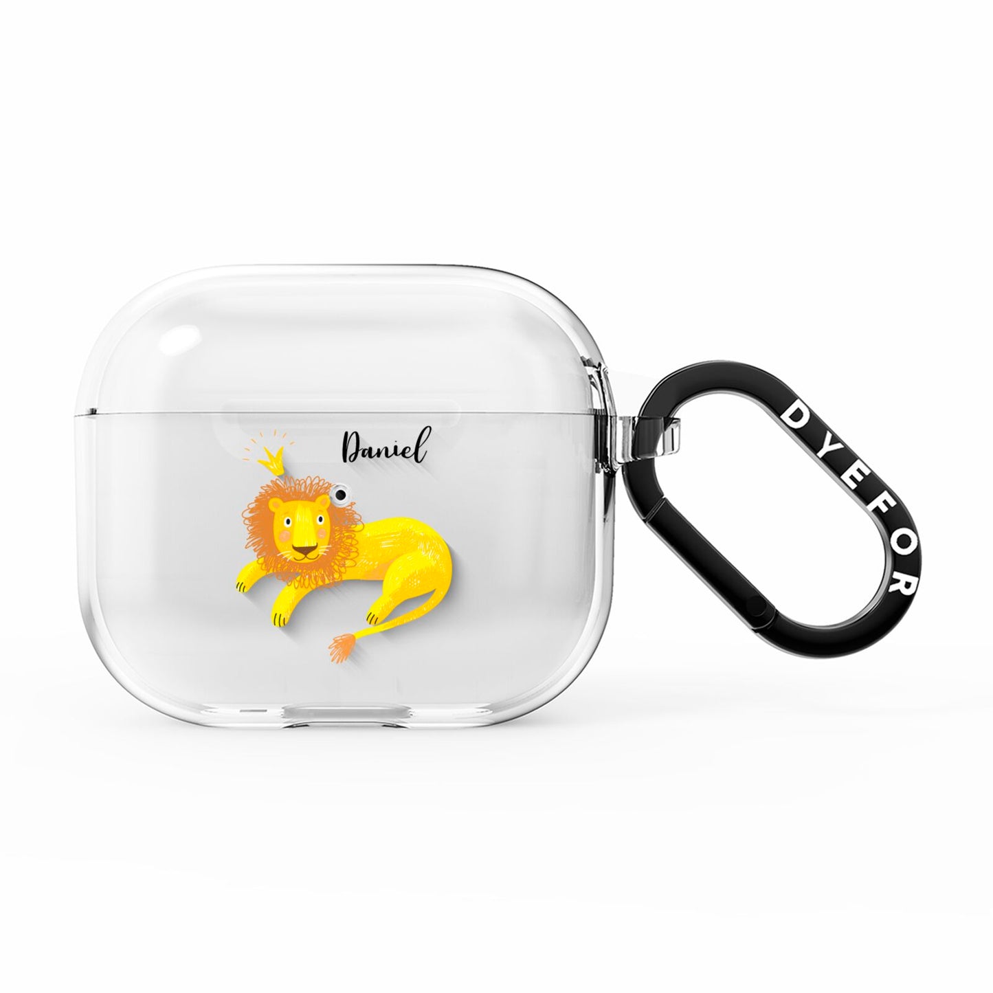 Custom Lion AirPods Clear Case 3rd Gen