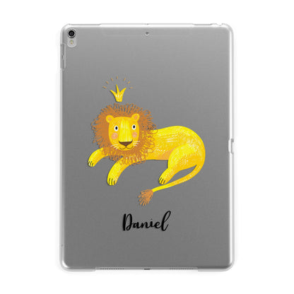 Custom Lion Apple iPad Silver Case